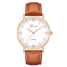 Load image into Gallery viewer, Quartz-GENEVA Classıc ManWatch