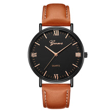 Load image into Gallery viewer, Quartz-GENEVA Classıc ManWatch