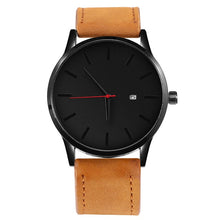 Load image into Gallery viewer, Quartz Fashion Leather ManWatch